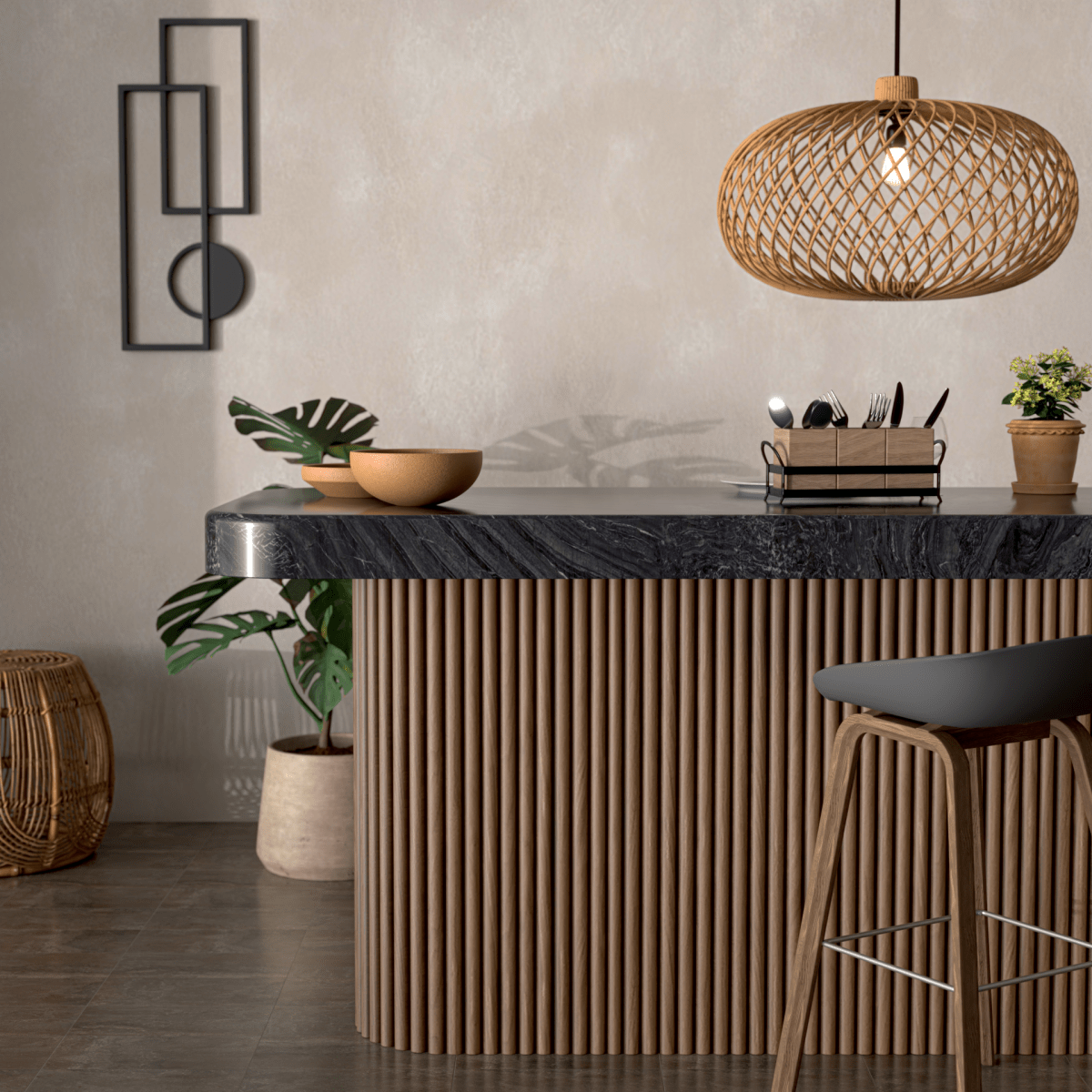 Flexible Tambour Walnut Wood Wall Panel - WallPanels.com.au