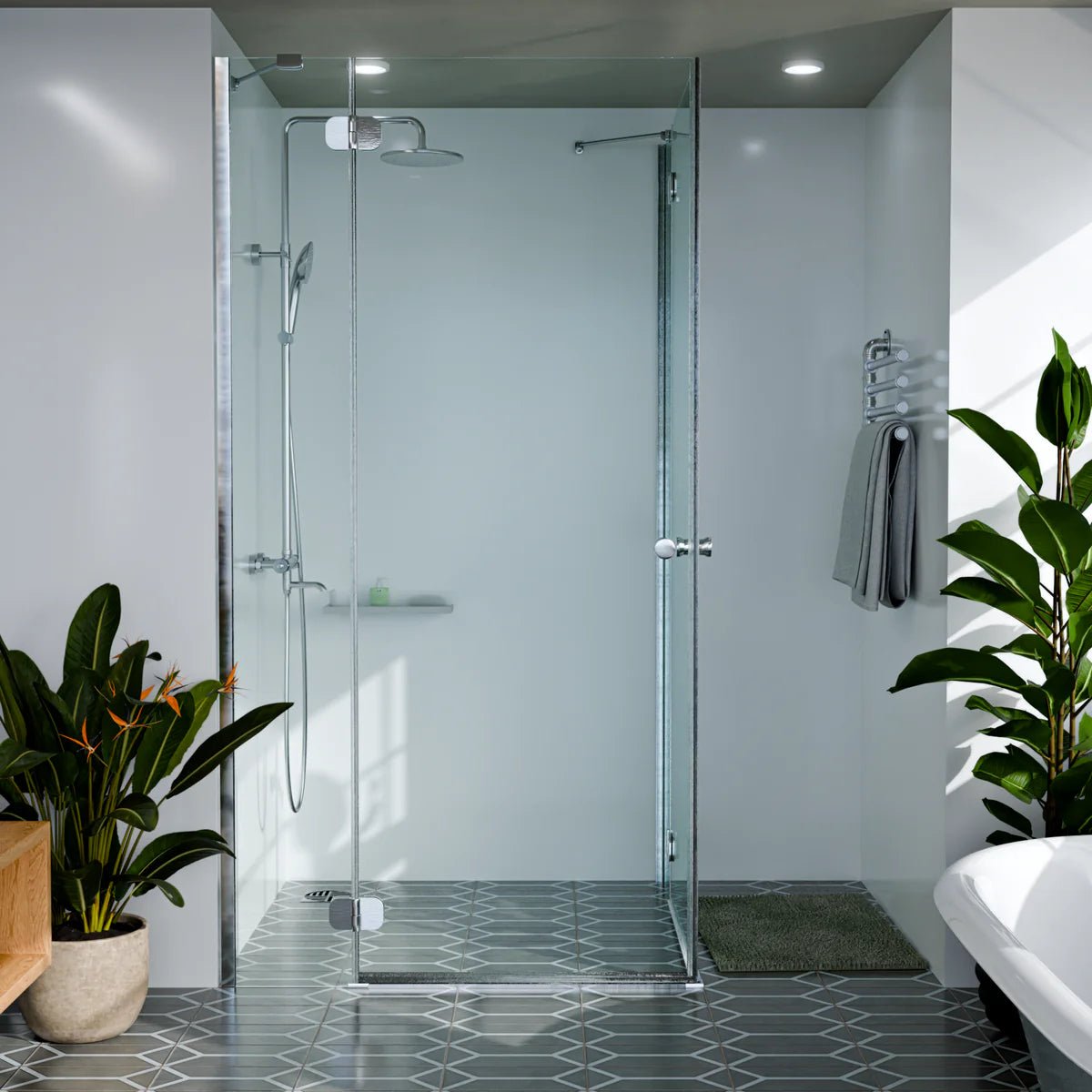 Gloss White Wall Panel Tiles - WallPanels.com.au