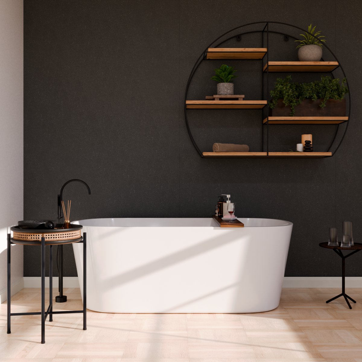 Pro Black Graphite Wall Panel - WallPanels.com.au