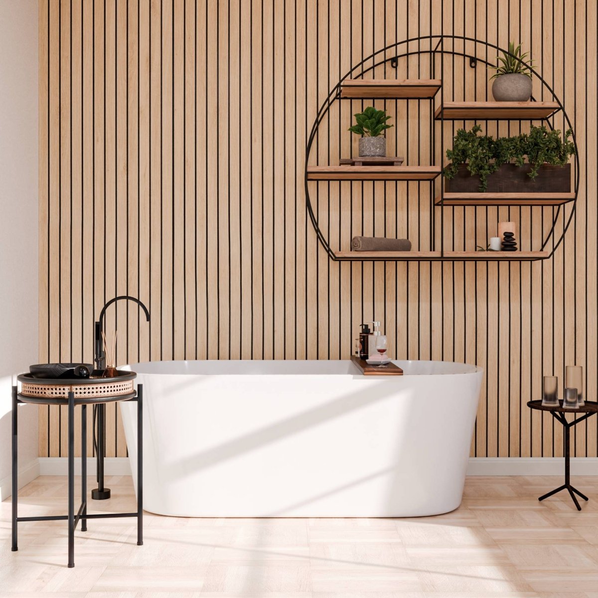 Scandipanel Bright Oak Wall Panel - WallPanels.com.au