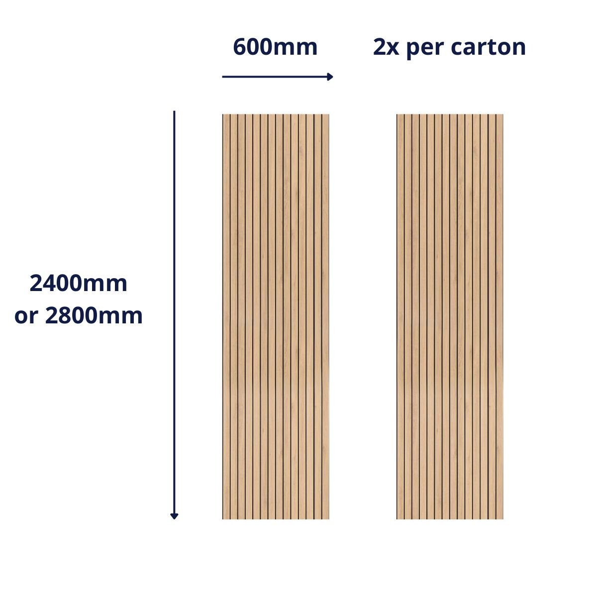 Scandipanel Bright Oak Wall Panel - WallPanels.com.au