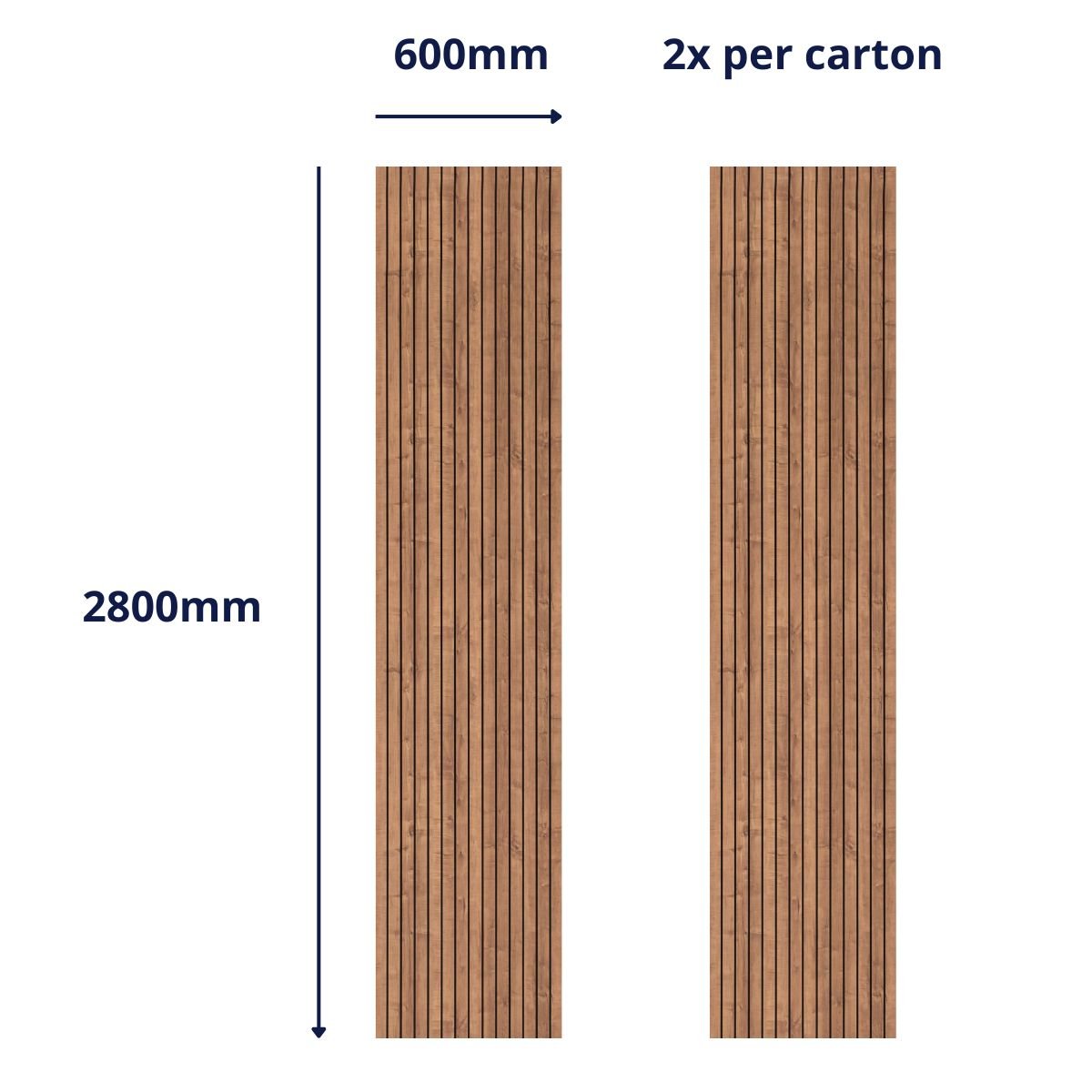Scandipanel Nordic Oak Wall Panel - WallPanels.com.au