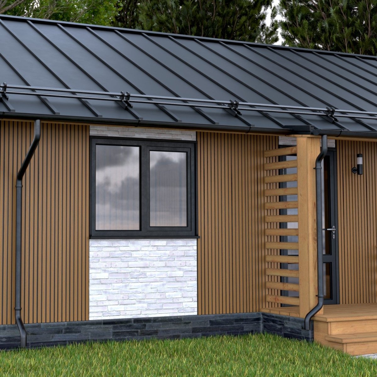 Teak Outdoor Slat Wall Panel - WallPanels.com.au