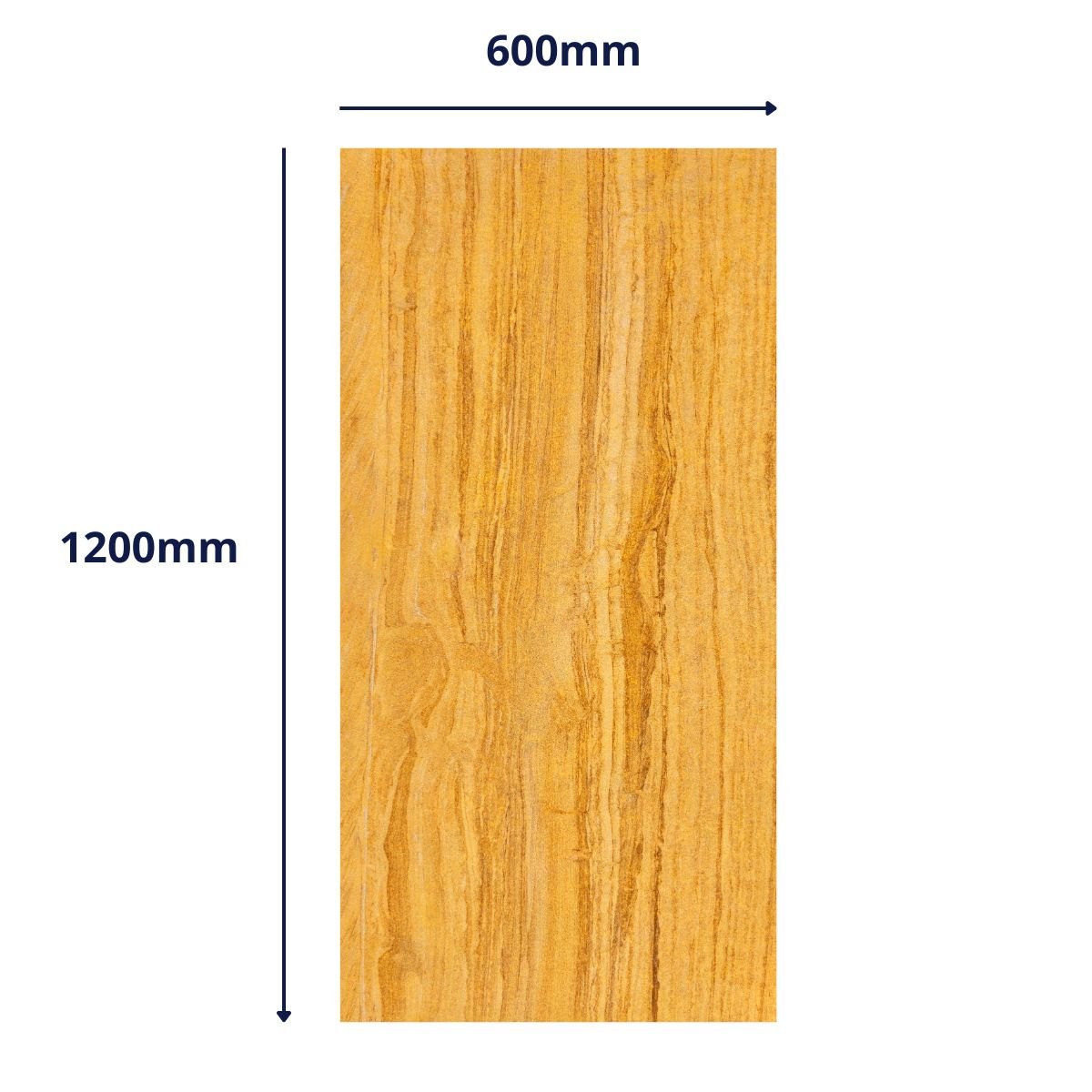 Teakwood Sandstone Flexible Stone Panel - WallPanels.com.au