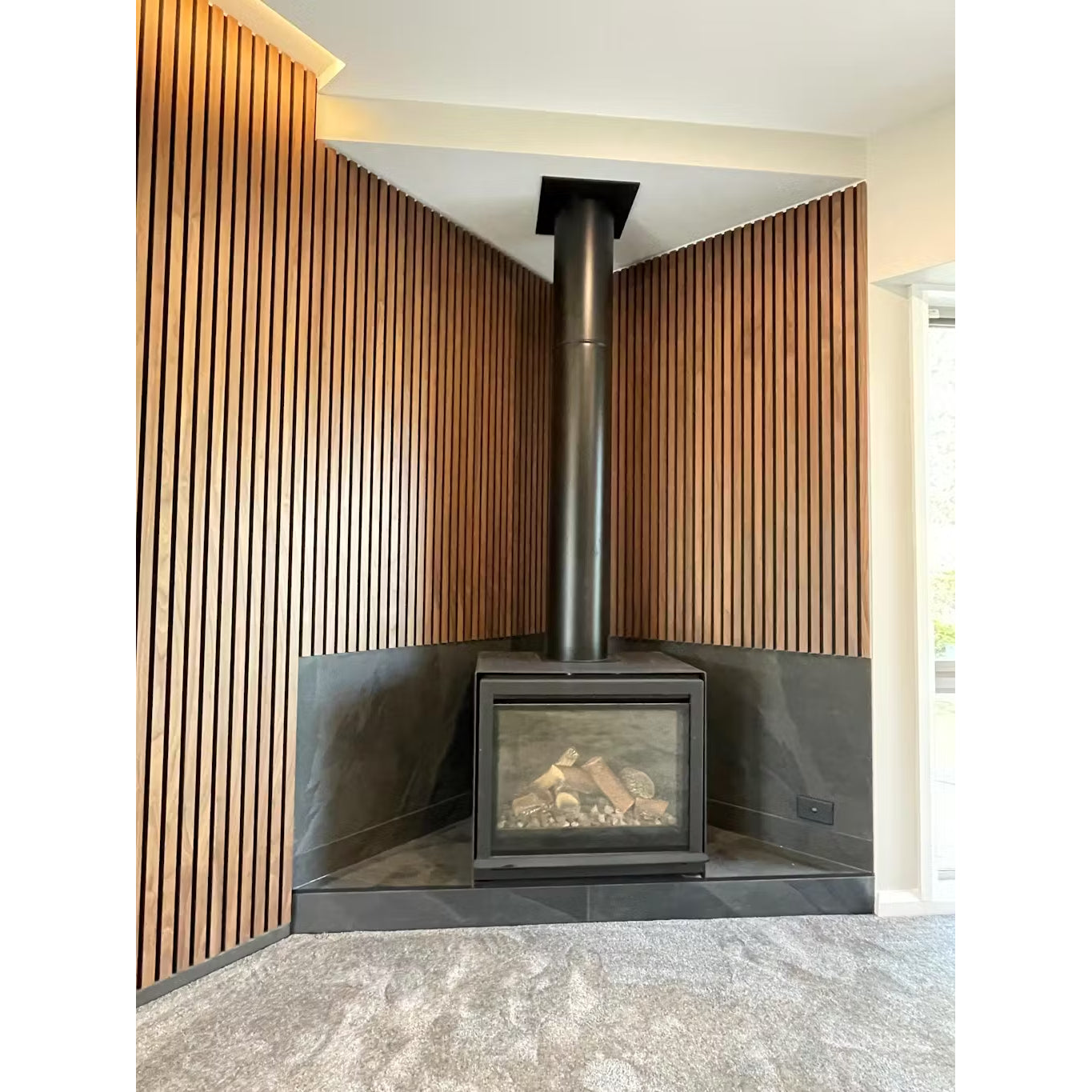 Walnut Wood Wall Panel