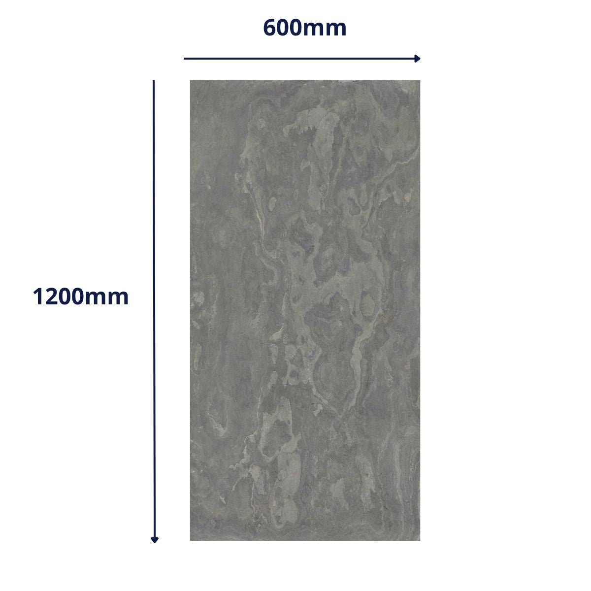 Cal Grey Flexible Stone Panel - WallPanels.com.au