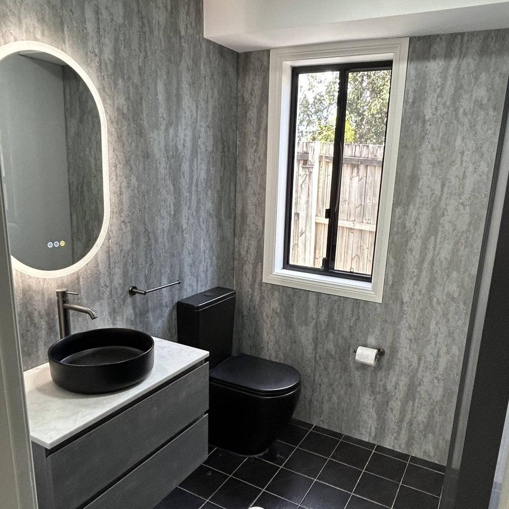 Concrete Bathroom Wall Panel - WallPanels.com.au