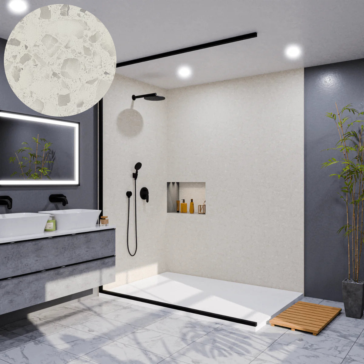 Pro Isla Terrazzo Wall Panel