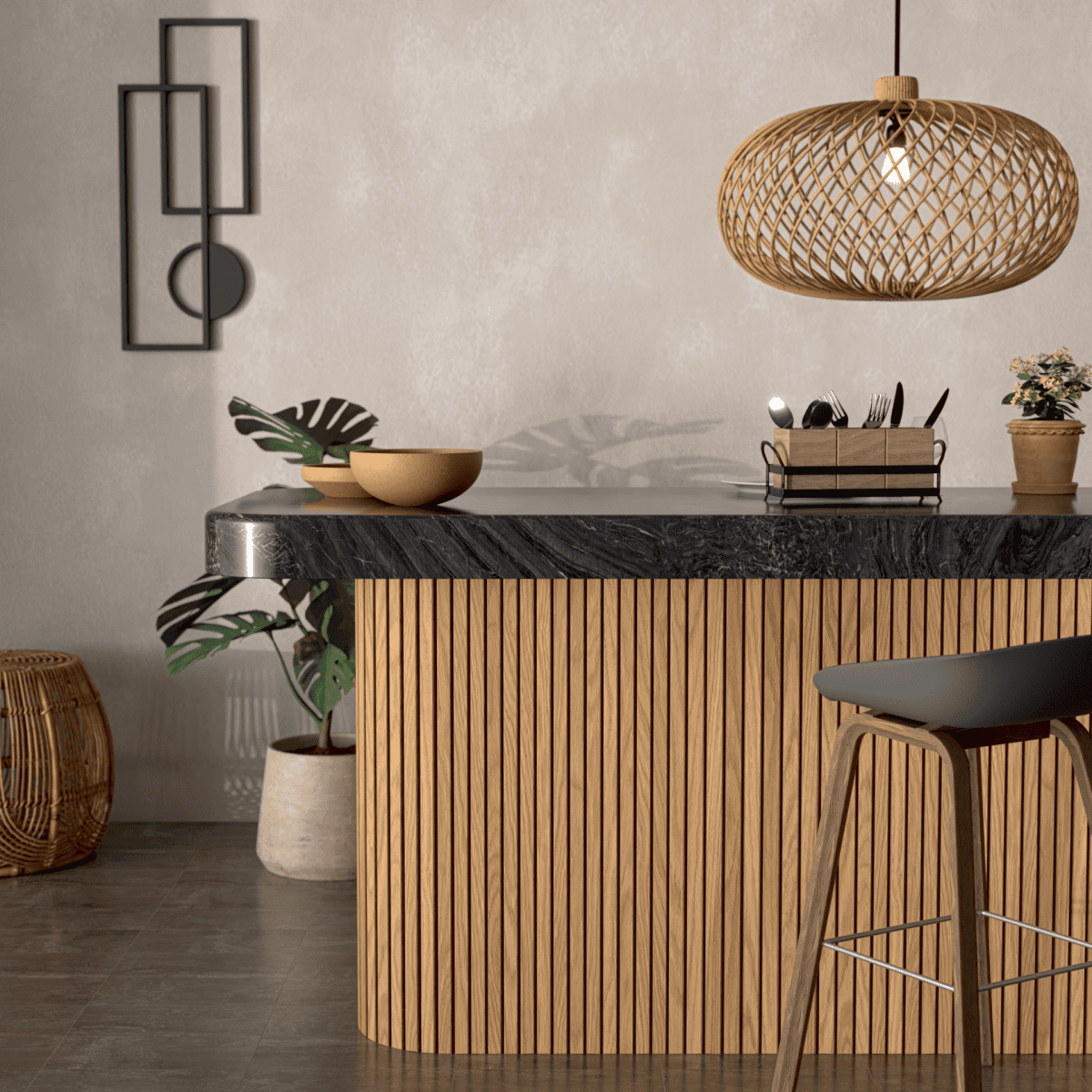 Oak Flexible Tambour Wood Wall Panel - WallPanels.com.au