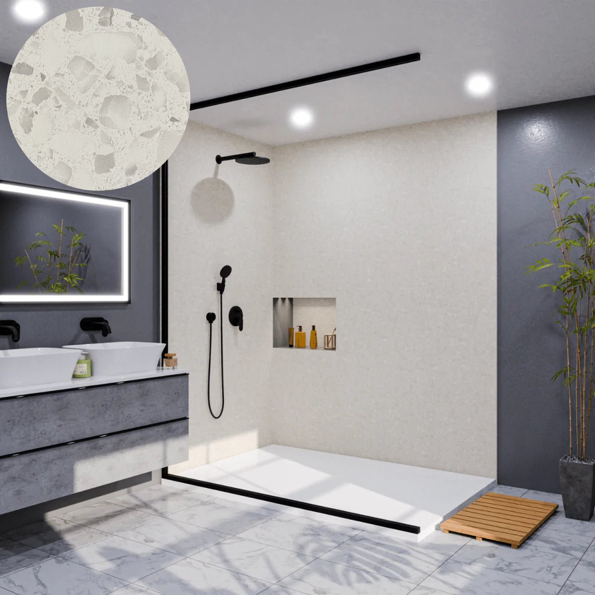 Pro Isla Terrazzo Wall Panel - WallPanels.com.au