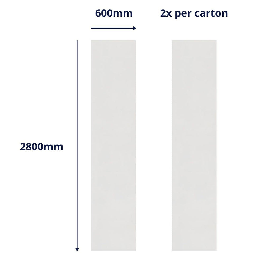 WPW® Pro Off White Matte Wall Panel - WallPanels.com.au