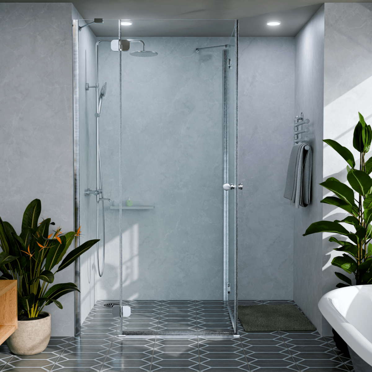 Pro Storm Grey Limestone Wall Panel - WallPanels.com.au
