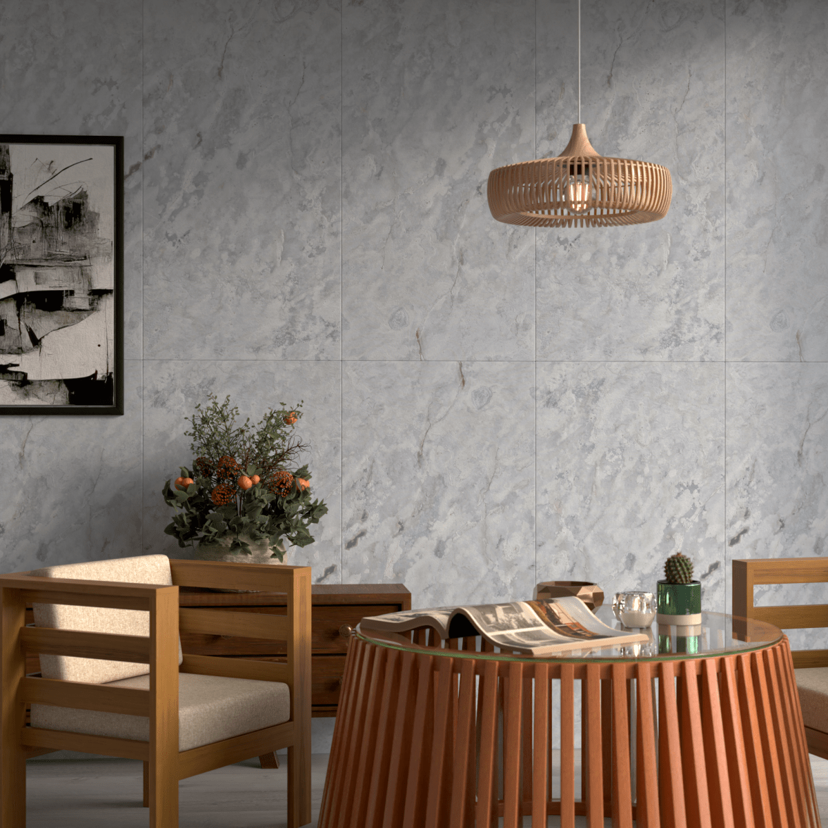 Sanjayani White Flexible Stone Panel - WallPanels.com.au