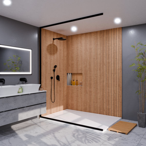 Bathroom Wall Panels (100% Waterproof) - Wet Area Shower Wall Panels ...