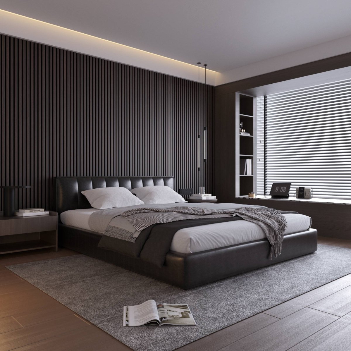 Smoked Oak Wood Wall Panel - WallPanels.com.au