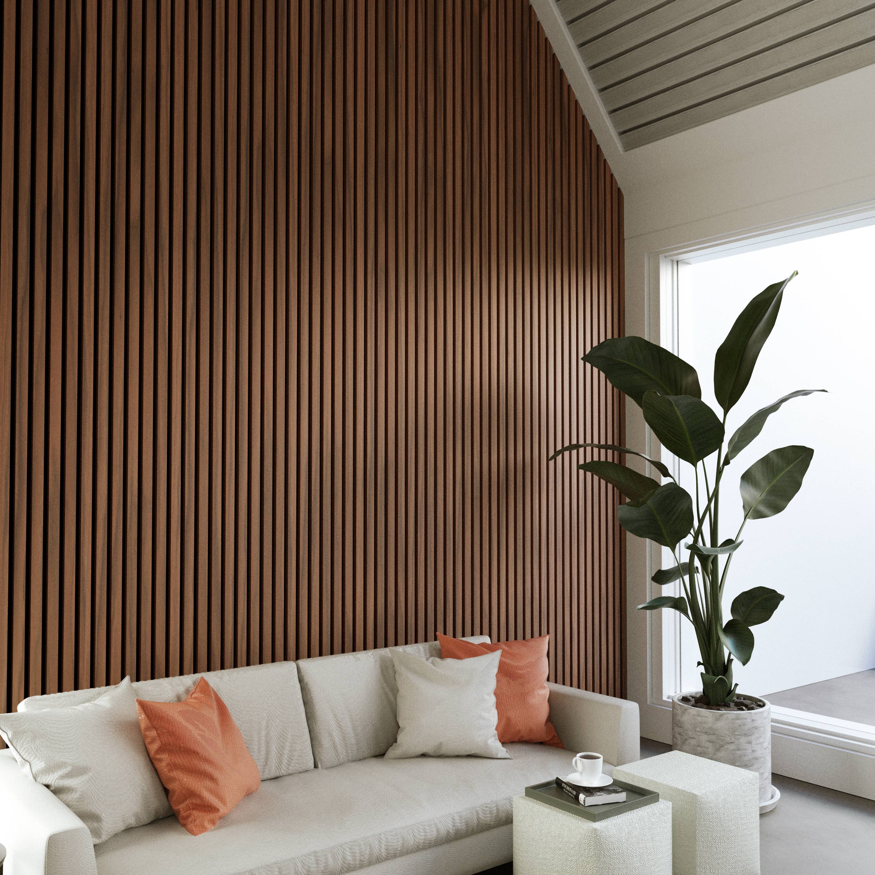 Walnut Wood Wall Panel