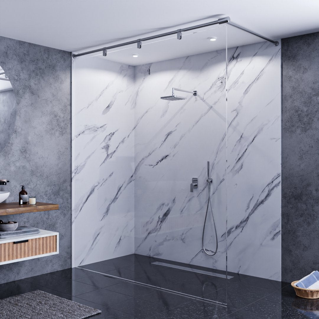 Calacatta Marble Bathroom Shower Wall Panel